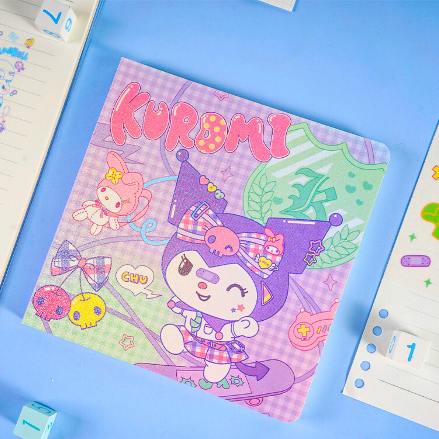 Sanrio - Kawaii Notitieboeken Set – My Melody, Kuromi & Cinnamoroll (3 stuks) + Stickers | Perfect voor Journaling & Cadeau