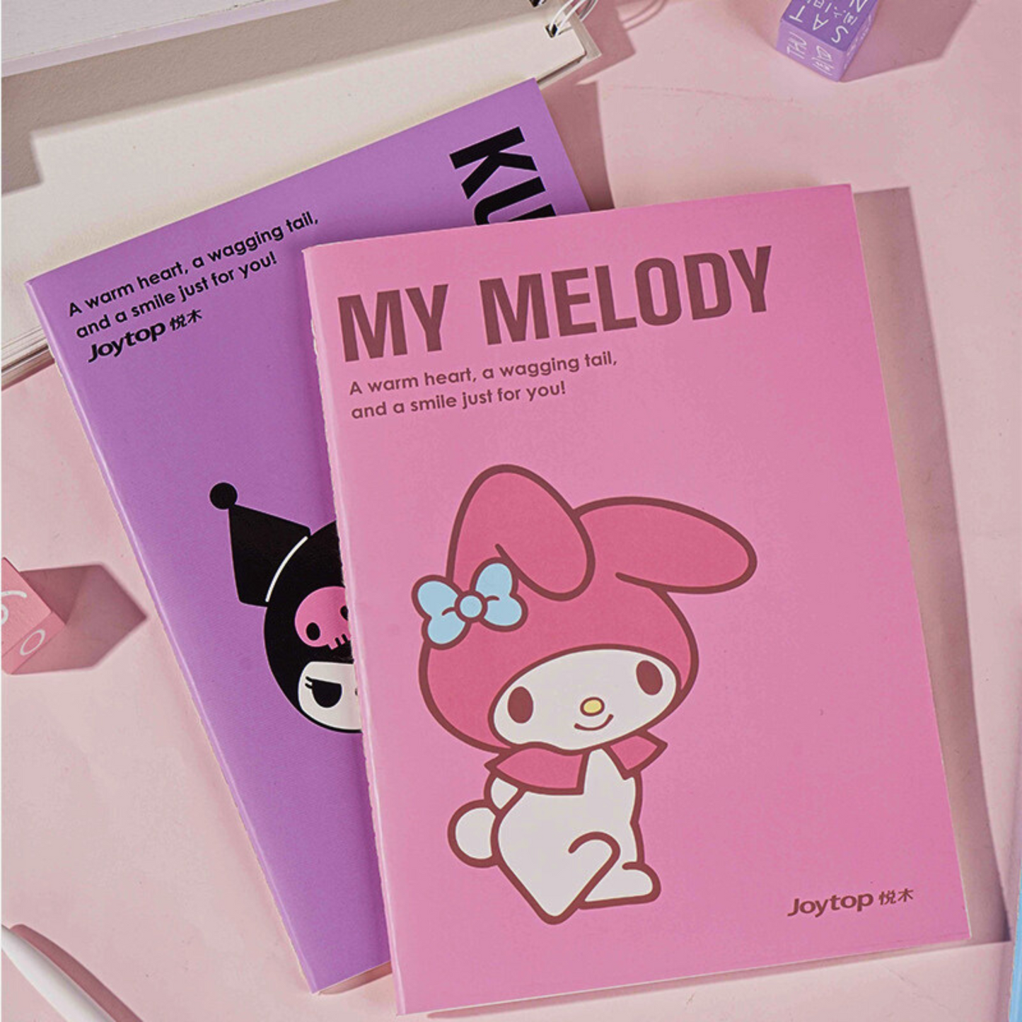 Sanrio - Officieel Gelicentieerd Sanrio – Simple Line Series - Set van 3 stuks B5 Gelijnde Notitieboeken met My Melody, Kuromi en Cinnamoroll, Schattig, Met Stiksels, Perfect Voor Notities