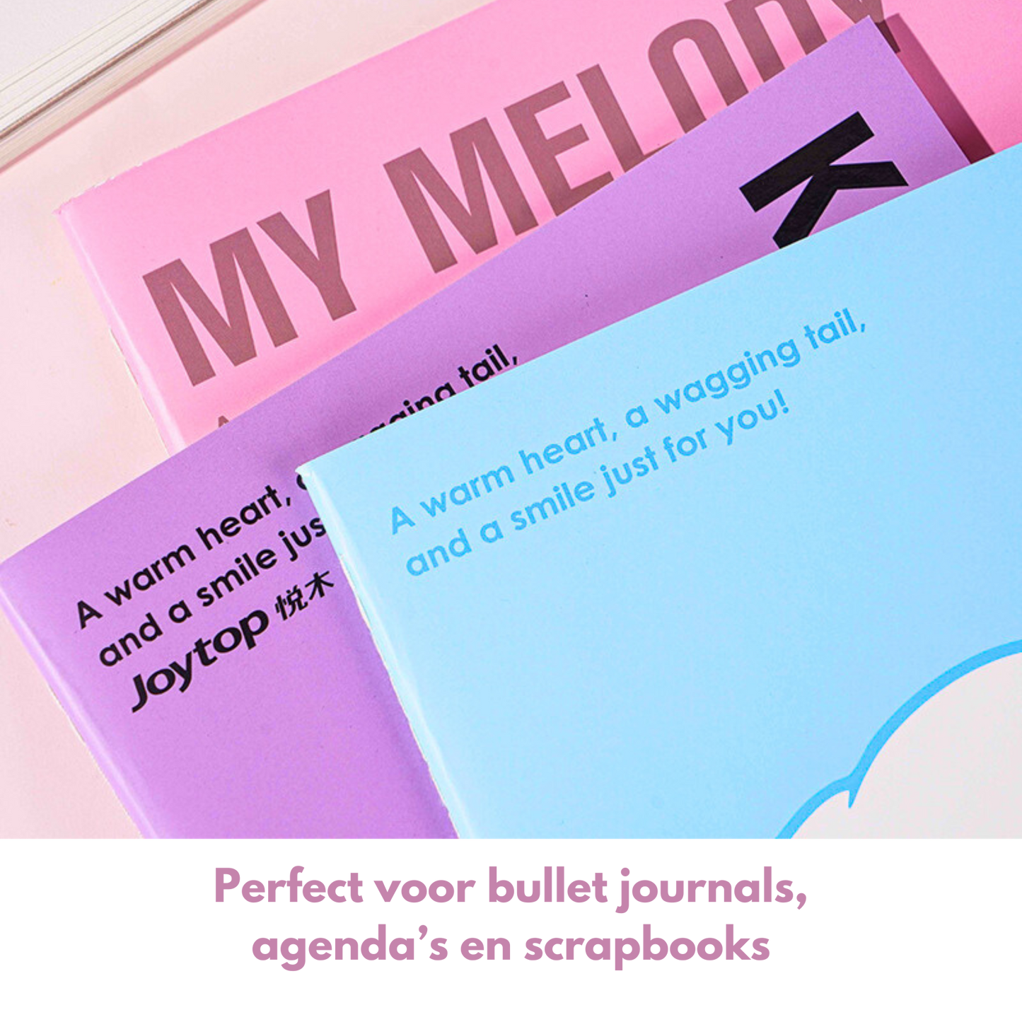 Sanrio - Officieel Gelicentieerd Sanrio – Simple Line Series - Set van 3 stuks B5 Gelijnde Notitieboeken met My Melody, Kuromi en Cinnamoroll, Schattig, Met Stiksels, Perfect Voor Notities