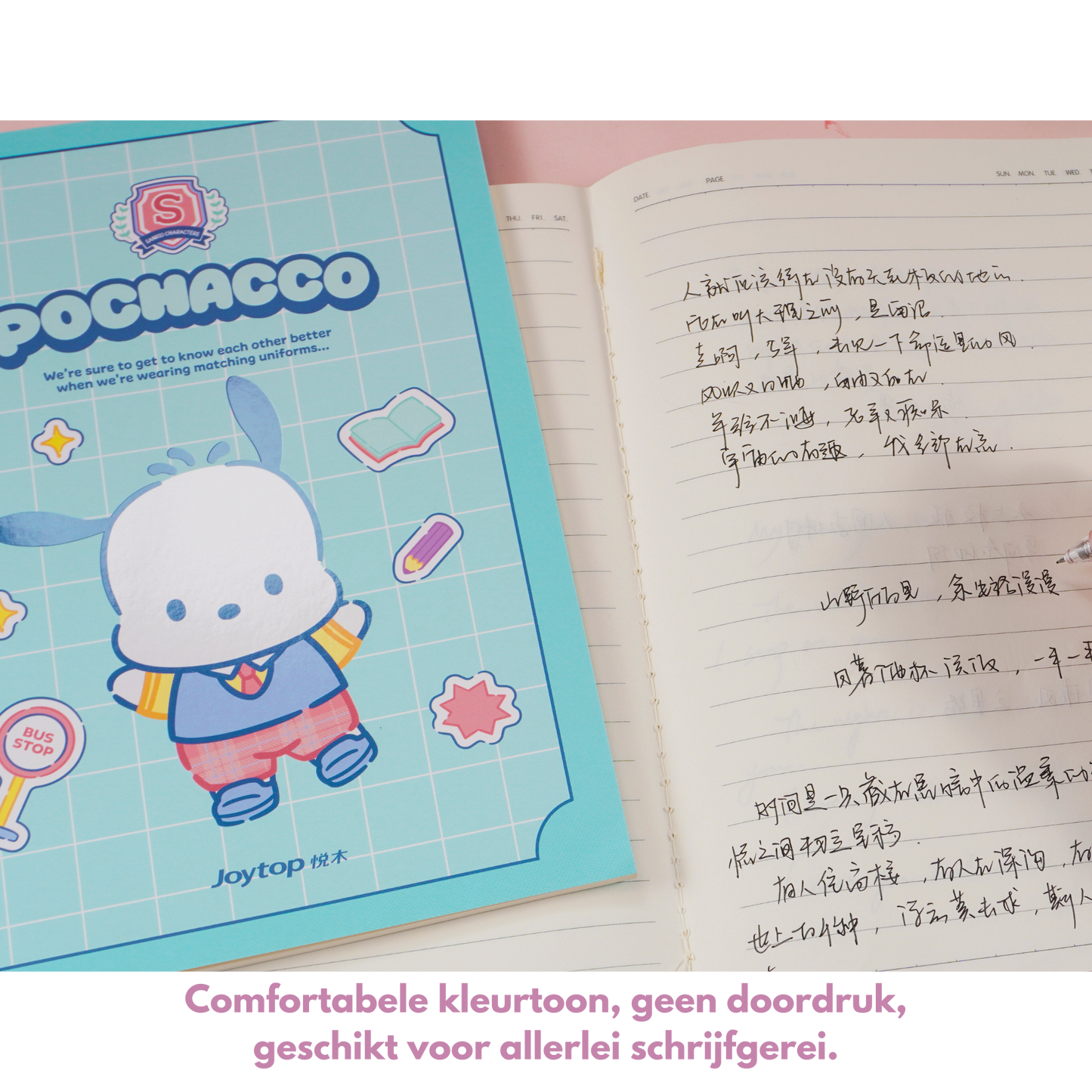 Sanrio - B5 Notitieboek Set – 4 Stuks – Officieel Gelicentieerd Sanrio – My Melody, Kuromi, Cinnamoroll & Pochacco – Kawaii Studenten Stationery - kawaii schoolspullen