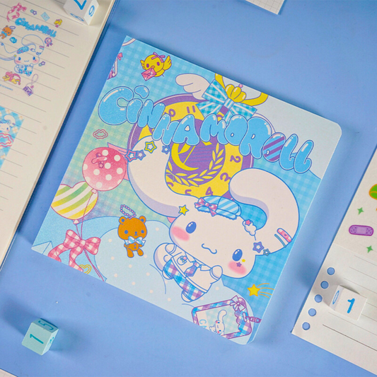Sanrio - Kawaii Notitieboeken Set – My Melody, Kuromi & Cinnamoroll (3 stuks) + Stickers | Perfect voor Journaling & Cadeau