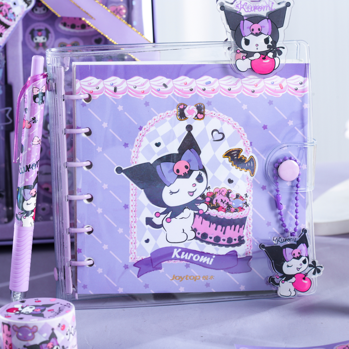 Sanrio - Kuromi Dessert Party Cadeaubox / Schrijfset - Schattige & Creatieve Sanrio Cartoon Cadeauset