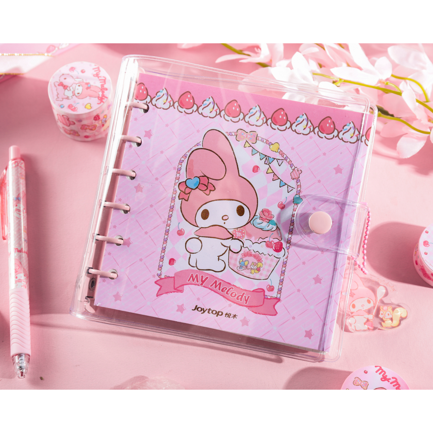Sanrio – My Melody Dessert Party Cadeaubox / Schrijfset - Schattige & Creatieve Sanrio Cartoon Cadeauset