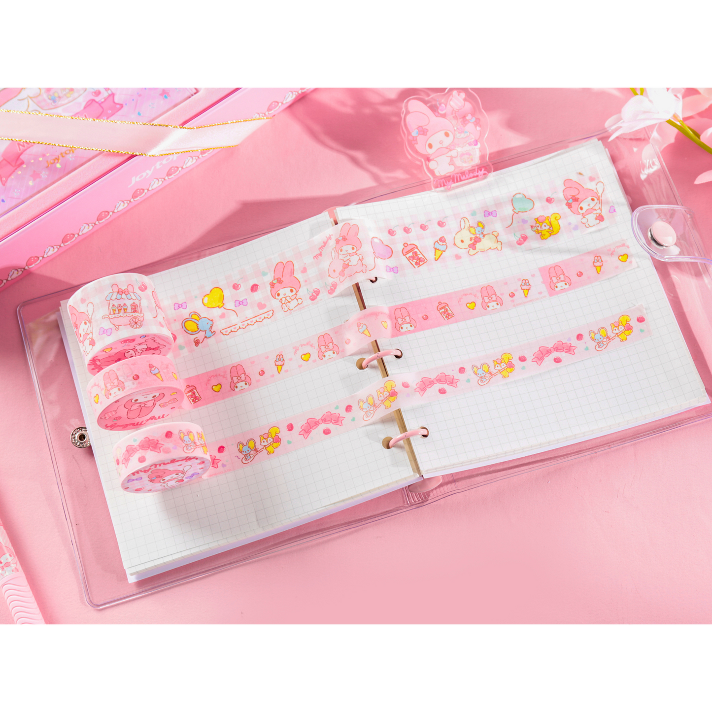 Sanrio – My Melody Dessert Party Cadeaubox / Schrijfset - Schattige & Creatieve Sanrio Cartoon Cadeauset